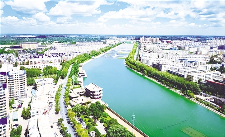 敦煌市党河风情线